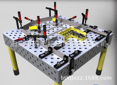 售各型号多孔定位组合功能二维三维柔性铸铁焊接平台组合工装夹具
