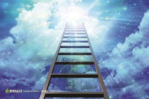 梦幻云梯 通往天堂的阶梯图片下载,现在加入素材公社