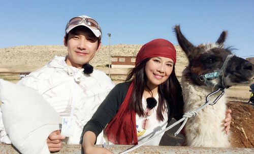 张铎晒与陈松伶恩爱照 引发网友ps大赛