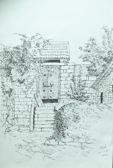 在大洼的风景速写