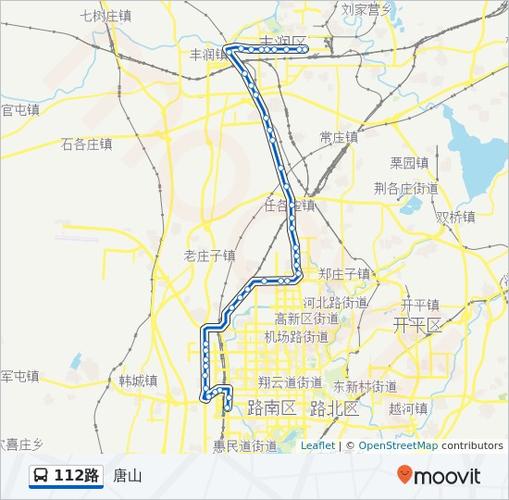 公交112路的线路图