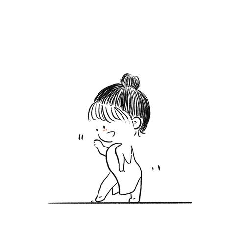 可可爱爱简笔画:跳拉丁舞的美少女_简笔画_教程_美少女_拉丁舞_手帐