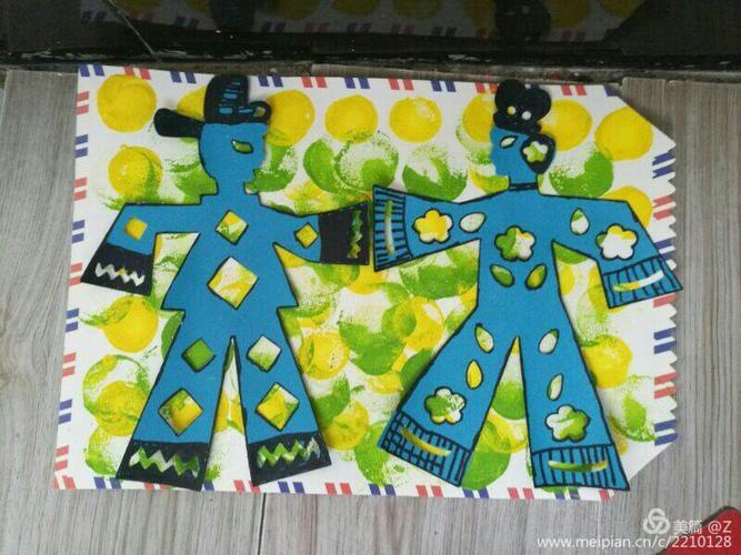 龙凤双语幼儿园大班美术课——皮影戏