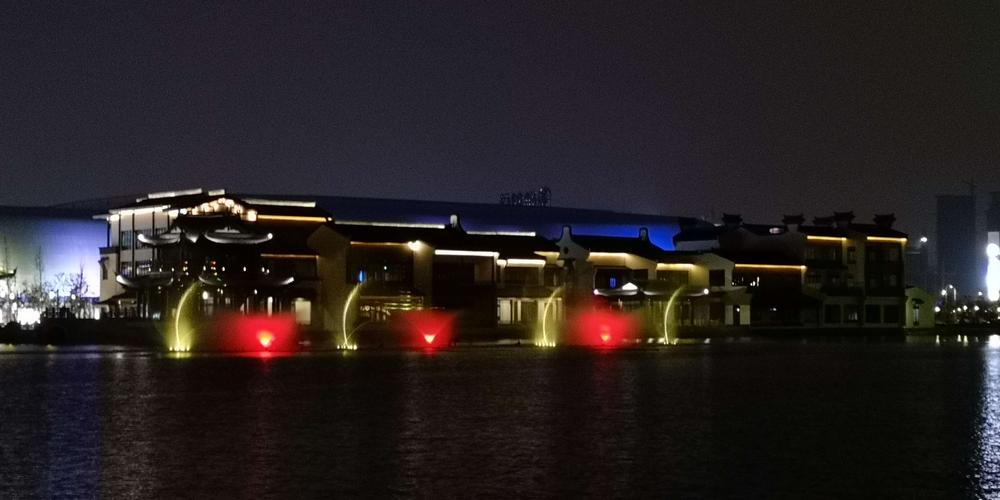无锡雪浪湖夜景