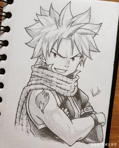 一组超帅气的手绘动漫男生线稿,画风爱了