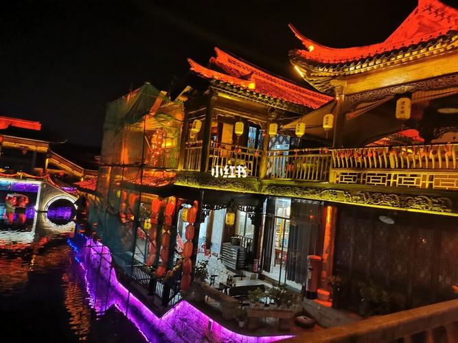 旅游#台儿庄古城_景点_古城_台儿庄古城_旅行_夜景_出行_传统景点