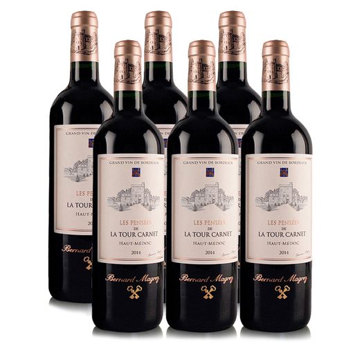 (6支)2014年 拉图嘉利副牌干红葡萄酒 chateau la tour-carnet