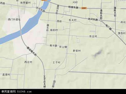 河北省 石家庄市 平山县 平山镇  本站收录有:2020平山镇卫星地图高清