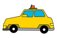 如何画出租车