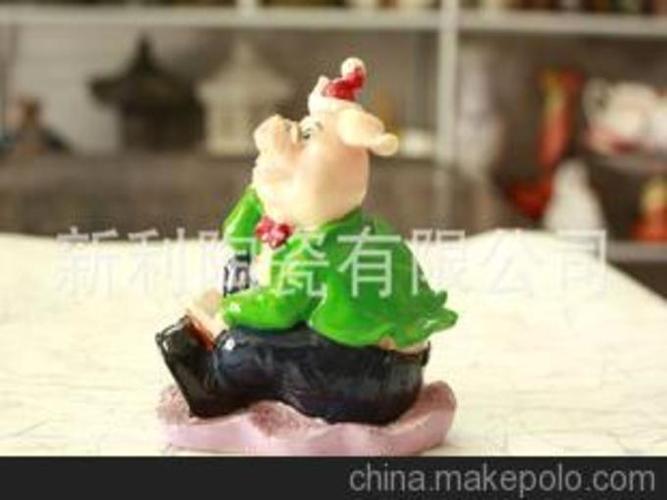 树脂工艺品 精美摆设 开心猪系列