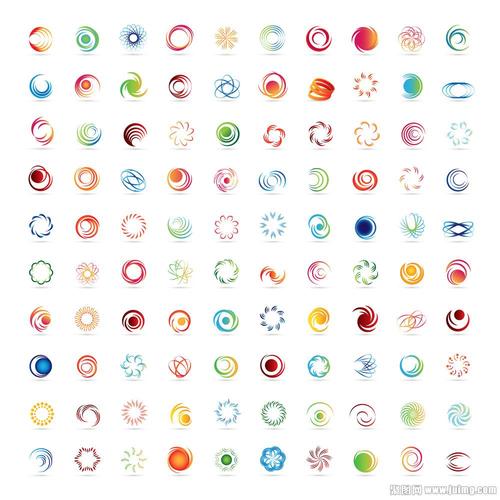 螺旋环形logo设计