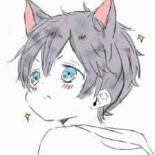 动漫猫耳朵男头像