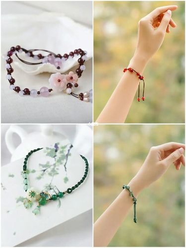 古风编织|复古感满满的古风手绳 爱了 爱了_古风_编织