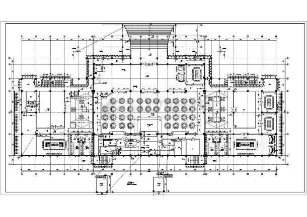 某地二层东南亚风格宴会厅建筑设计施工图
