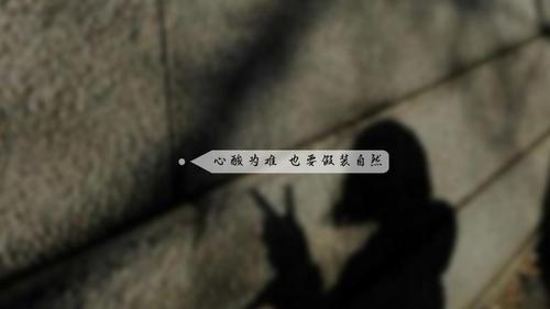 咽下所有委屈和心酸的说说配图