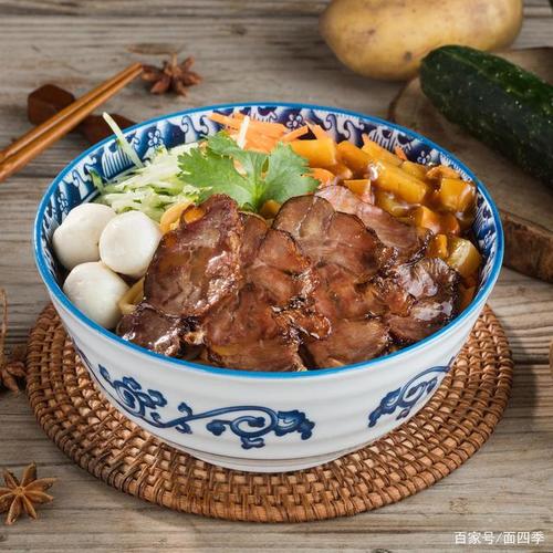 面四季大碗牛肉面面质精细才服众创业省心
