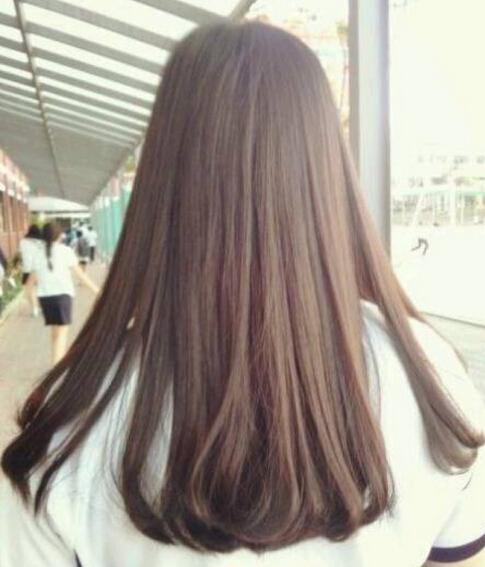 中长发背面效果图中长发背影女神图片