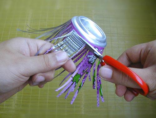 易拉罐手工制作椅子