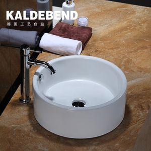简约台上盆圆形深底洗手盆台上艺术盆陶瓷台盆洗脸盆面盆洗漱盆池
