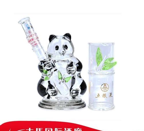 中国名酒 五粮液 熊猫造型酒 浓香型 白酒(黑色)52度