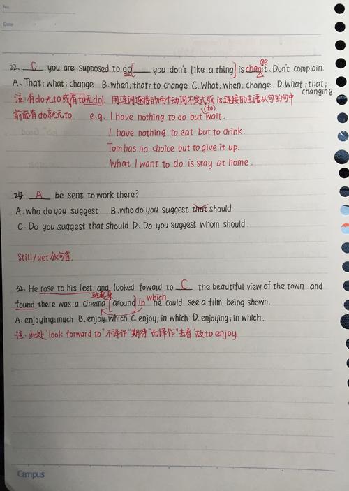 原400 英语错题整理笔记汇总 11