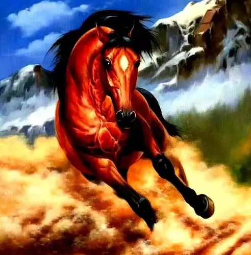 财富占卜测试:4匹骏马你最喜欢那一匹?测出你向你奔来