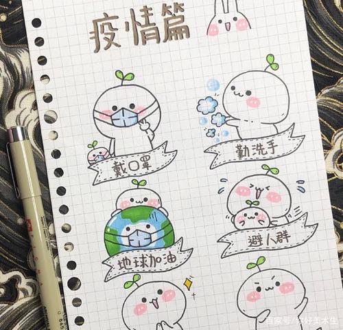 一组可爱实用的手帐素材,收藏备用