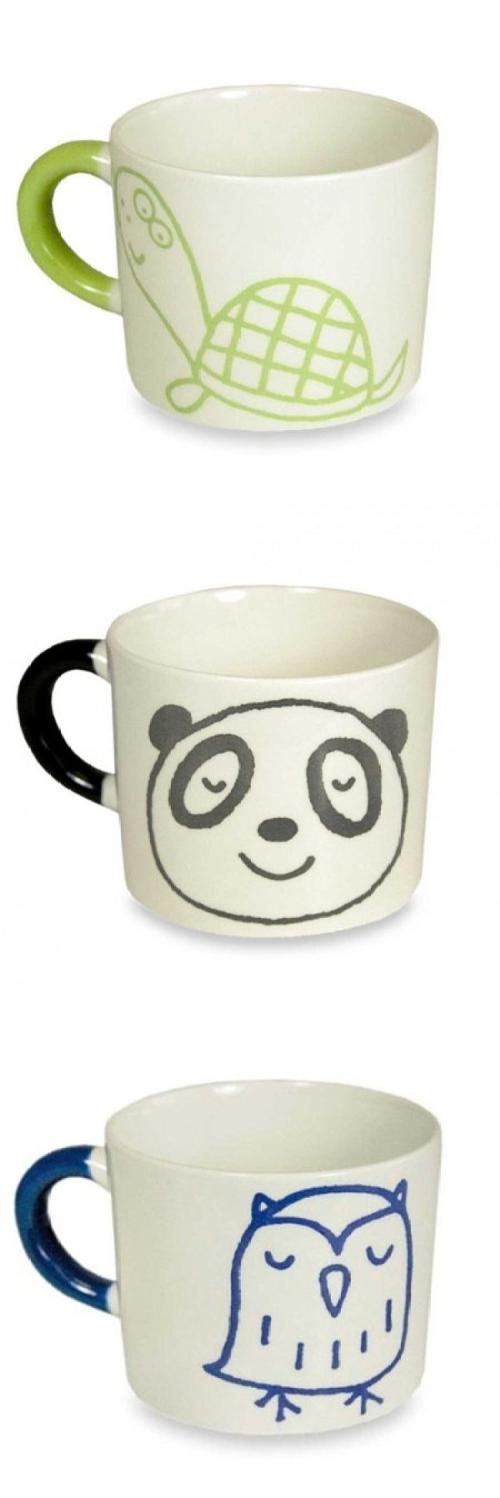 暖岛带来是美国创意卡通动物陶瓷杯.日本制造,原装真品.