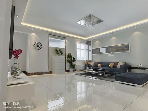 现代瓷砖踢脚线装修效果图