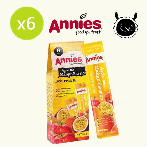 【寿满趣】annies 全天然水果条(百香芒果6盒, 36片家庭装)