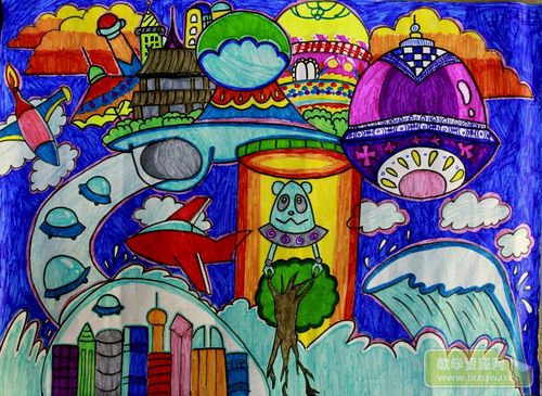 二年级科技幻画一等奖作品37