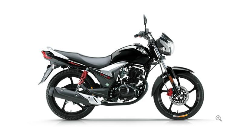 豪爵铃木骊爽hj150-8整车外观
