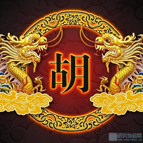 龙的传人 中华姓氏 中国风百家姓微信头像 微信朋友圈