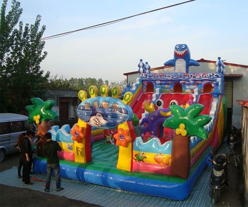 款充气城堡 大型充气蹦蹦床 蹦 充气攀岩 充气大滑梯大型户外陆地水上