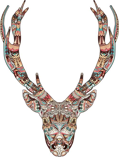 09 鹿· 图形设计及应用,海报|平面|图案