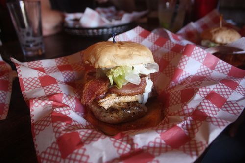 so then, how did you find the02cajun chicken burger ?