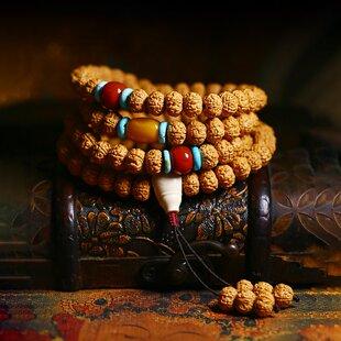 小金刚菩提子手串108颗六6瓣原籽龙纹天然配饰精品文玩佛珠手链