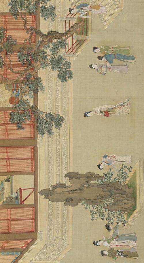 汉宫春晓图明仇英画