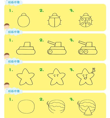 一笔一笔教你画儿童学画大全书宝宝学画画书幼儿早教启蒙美术教程