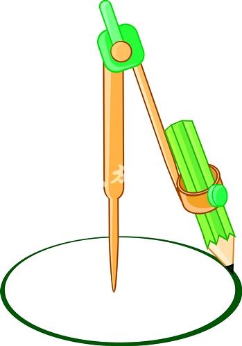 哪些简笔画是用圆规画的