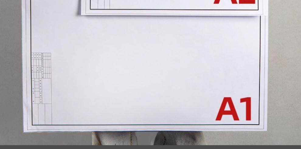 芷蕾a3绘图纸工程制图有框加厚a1画图纸带框建筑设计.