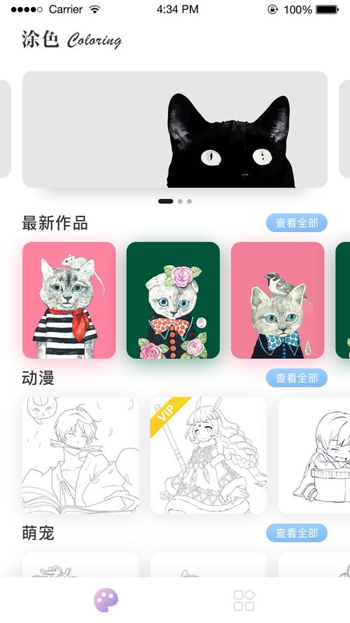 一款填色游戏|ui|app界面|韩韩韩 - 原创作品 - 站酷 (zcool)