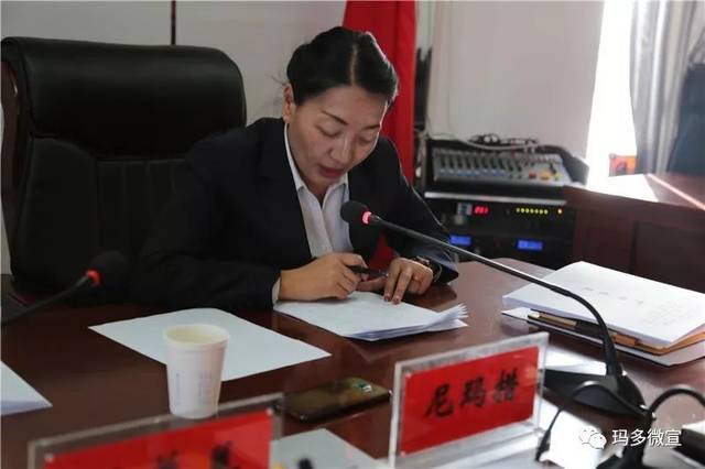 县委常委,总工会主席尼玛措作对照检查