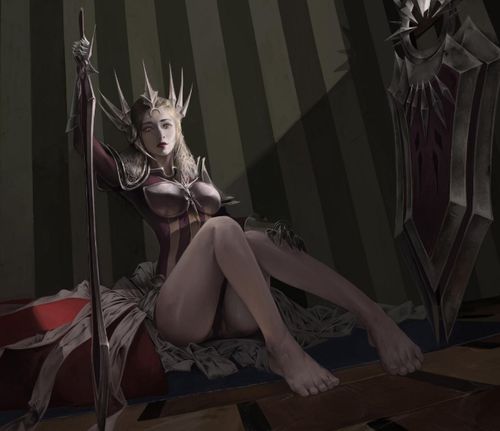 二次元动漫福利lol曙光女神蕾欧娜