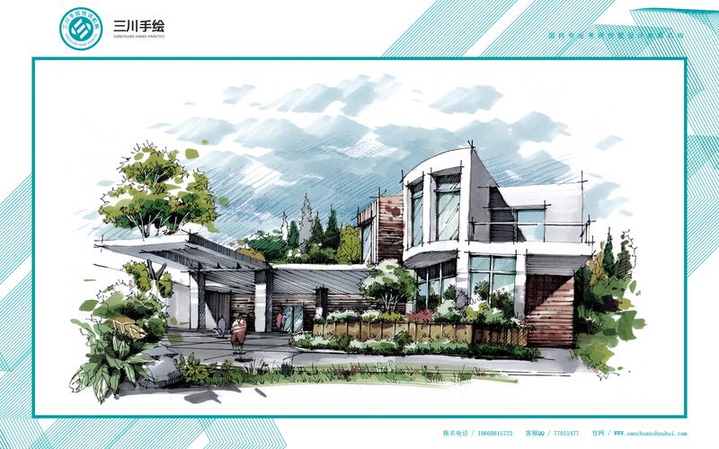 三川手绘效果图|空间|建筑设计|三川手绘 - 原创作品