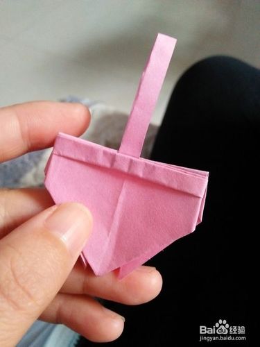 折纸简单漂亮的小花篮