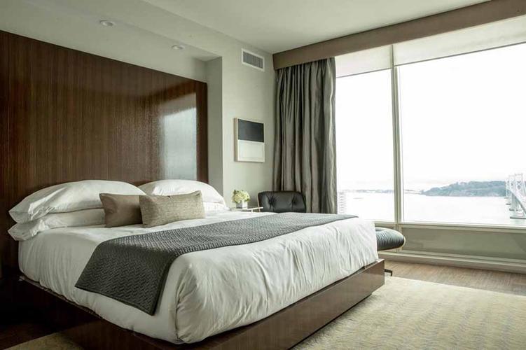 现代简约卧室窗帘效果图