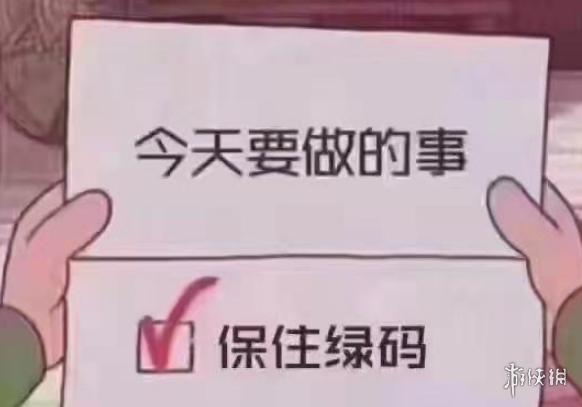 保住绿码搞笑图片保住绿码表情包