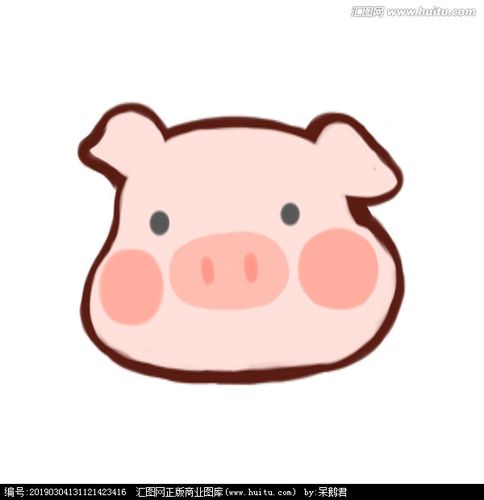 小猪图案