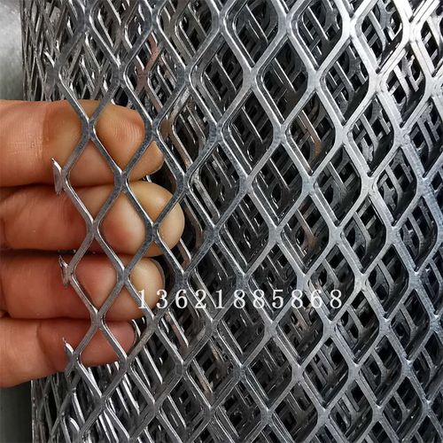 镀锌压平钢板网菱形网拉伸网扩张网铁板网1020mm小孔铁丝网